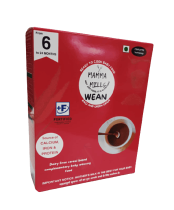 MAMMA MILLS WEAN READY TO COOK BABY FOOD- RAGI AND GREEN GRAM