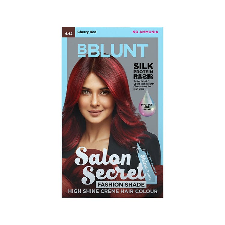 BBlunt Salon Secret High Shine Hair Colour - Cherry Red 6.62 (130g)