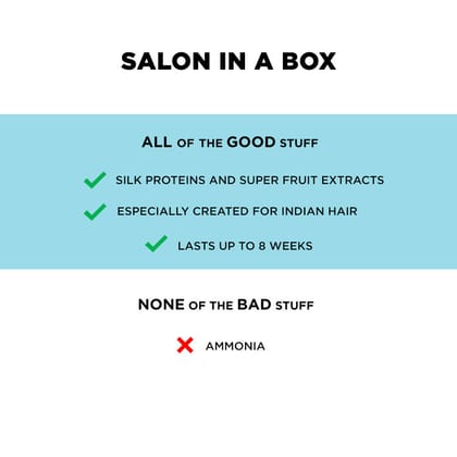 BBlunt Salon Secret Cherry Red Hair Colour 6.62. No Ammonia, Contains Shine Tonic (50g + 58ml)