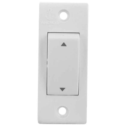 Anchor Penta Cherry 6A 2 way White Switch, 14122 ( pack of 20 )