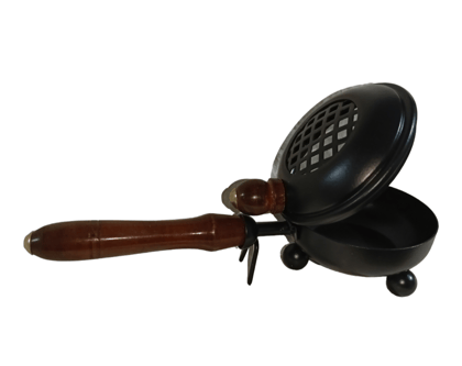Samy Collectables Curated With love Iron, Wooden Incense Holder (Black) Samy Collectables Curated With love Iron, Wooden Incense Holder (Black)