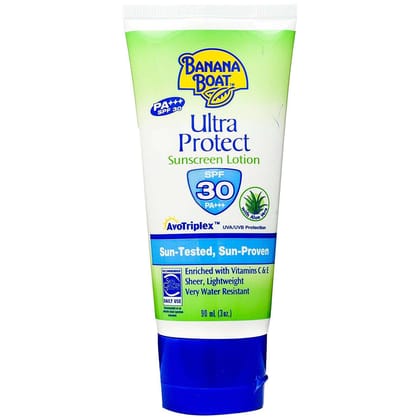 Banana Boat Ultra Protect Sunscreen Lotion SPF30-90ml (3oz)