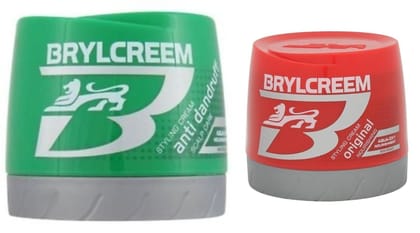 Brylcreem Aqua-Oxy Hair Styling Cream Original Nourishing 250 ml & AQUA-OXY Styling Cream Anti Dandruff Scalp 250 mL Combo Pack