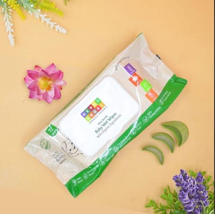 Herby Angel | Ultra Gentle Baby Wet Wipes Extra Thick Bamboo based Wipes (72 wipes)