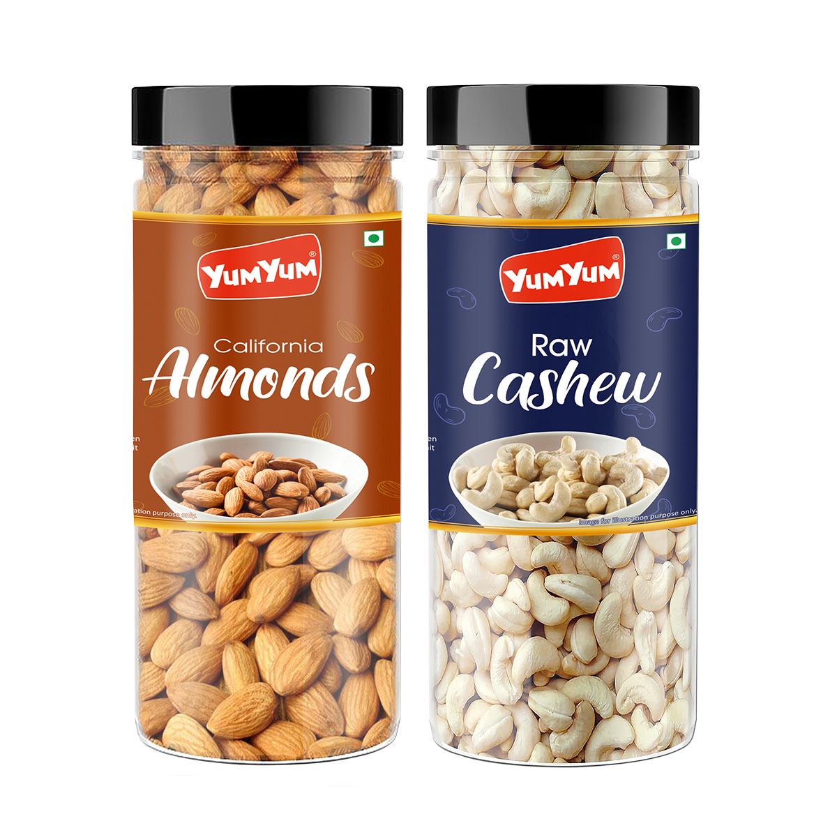 Yum Yum California Almonds & Cashews 300g (2 x 150g)