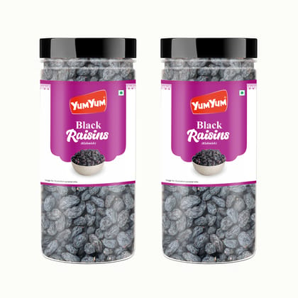 Yum Yum Premium Black Raisins 500g (2 x 250g)