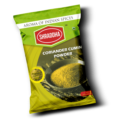 Shraddha Masala Coriander Cumin Powder | Coriander Powder | Dhaniya Jeera | Dhana Jeeru, 1Kg