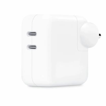 APPLE A2676 35W DUAL UB-C PORT POWER ADAPTER (Color - White) by ZALANI COLLECTION NX