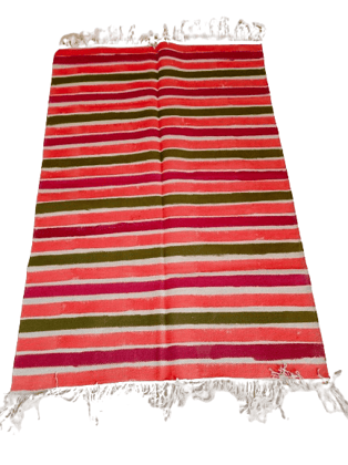 Jodhpur Rug's  Handmade Cotton Soft Multi-Purpose Floor Rug, for Bedroom Living Room Kitchen Bedside Runner 3x5 Feet Multicolor