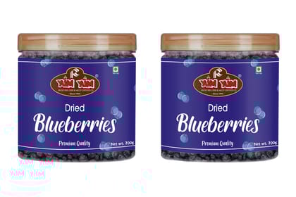 Yum Yum Dried Blueberries 400g (2 x 200g)