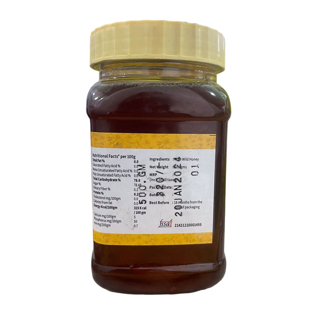 Natural Wild Honey 500gm