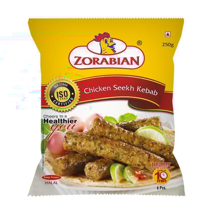 Zorabian Chicken Seekh Kebab Zorabian Chicken Seekh Kebab