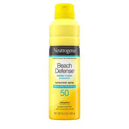 Neutrogena Beach Defense Sunscreen Spray 50 Water-Sunscreen Body Spray 184g