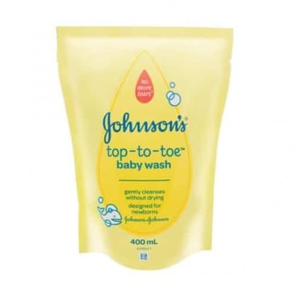 Johnson'S Baby Wash Top To Toe Pouch 400Ml