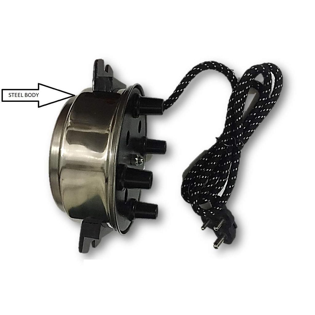 MyChetan Smallest Portable Coil Electric Stove 500 watt | Electric Cooking Heater | 500 WATT STAINLESS STEEL