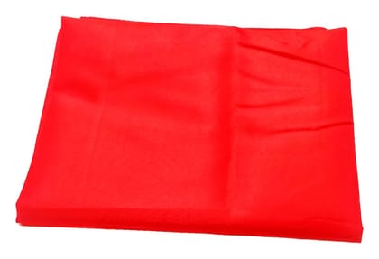 Red Lal Cloth Puja Kapda, Vastra, for Hawan, Puja, Mandir, Pooja Cloth Aasan, Pooja Special, 100% Natural, 1mtr (Pack of 1)
