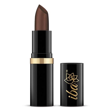 Iba Pure Lips Moisturizing Lipstick Shade A35 Dark Chocolate, 4g | Intense Colour | Highly Pigmented and Creamy Long Lasting | Glossy Finish | Enriched with Vitamin E | 100% Natural, Vegan & Cruelty Free