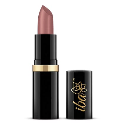 Iba Pure Lips Moisturizing Lipstick Shade A45 Glossy Natural, 4g | Intense Colour | Highly Pigmented and Creamy Long Lasting | Glossy Finish | Enriched with Vitamin E | 100% Natural, Vegan & Cruelty Free