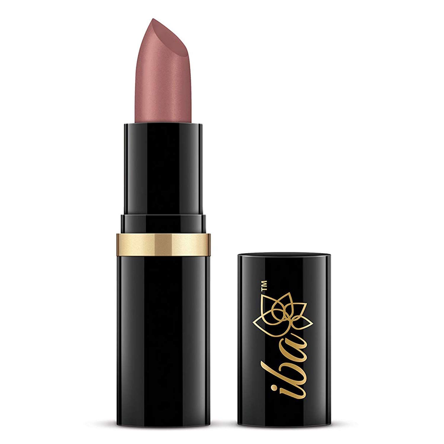 Iba Pure Lips Moisturizing Lipstick Shade A45 Glossy Natural, 4g | Intense Colour | Highly Pigmented and Creamy Long Lasting | Glossy Finish | Enriched with Vitamin E | 100% Natural, Vegan & Cruelty Free