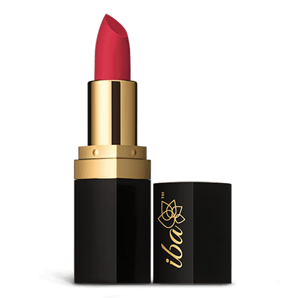 Iba Long Stay Matte Lipstick Shade M13 Pink Rose, 4g | Intense Colour | Highly Pigmented and Long Lasting Matte Finish | Enriched with Vitamin E | 100% Natural, Vegan & Cruelty Free