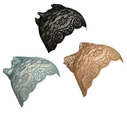 Girls and Womens Hijab Cap Hijab Headband, Under Hijab Scarf Black Grey and Light Brown Naqab Head Scarf (3 pcs) Girls and Womens Hijab Cap Hijab Headband, Under Hijab Scarf Black Grey and Light Brown Naqab Head Scarf (3 pcs)