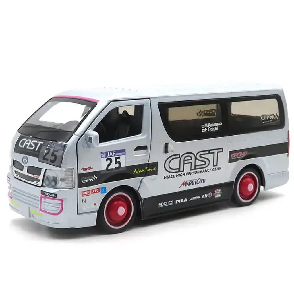 KTRS ENTERPRISE 1:32 Scale Diecast Commercial Vehicle Model Toy Toyota Hiace MPV Pull Back Miniature With Sound Light - Toys and Games | Buy online on ZillyBuy