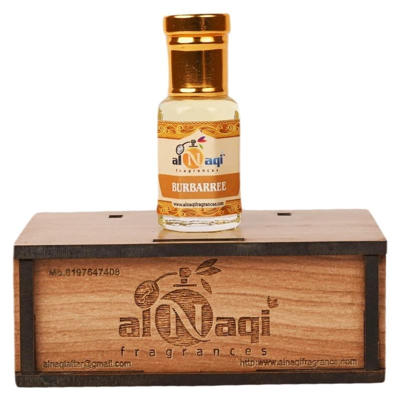 alNaqi BURBARREE attar -6ml | For Men And Women | Pack Of 1 | Original & 24 Hours Long Lasting Fragrance | Most Wanted Arabian Aroma | (unisex) |