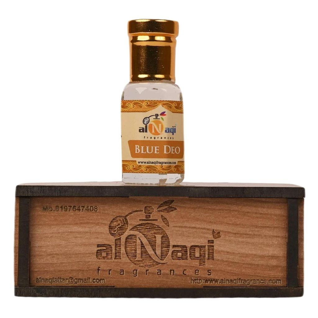 alNaqi BLUE DEO attar new -6ml| For Men And Women | Pack Of 1 | Original & 24 Hours Long Lasting Fragrance | Most Wanted Arabian Aroma | (unisex) |