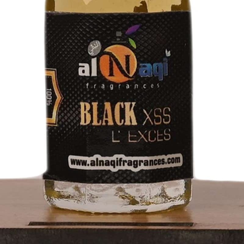 alNaqi BLACK XSS L'EXCES attar -6ml | For Men And Women | Pack Of 1 | Original & 24 Hours Long Lasting Fragrance | Most Wanted Arabian Aroma | (unisex) |