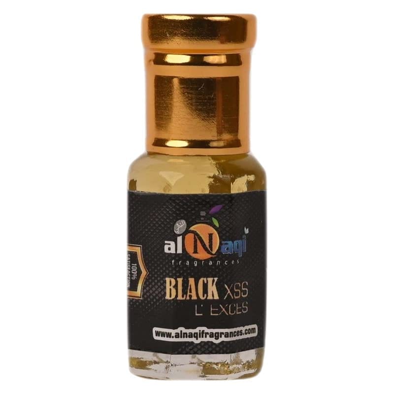 alNaqi BLACK XSS L'EXCES attar -6ml | For Men And Women | Pack Of 1 | Original & 24 Hours Long Lasting Fragrance | Most Wanted Arabian Aroma | (unisex) |