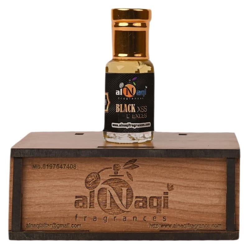 alNaqi BLACK XSS L'EXCES attar -6ml | For Men And Women | Pack Of 1 | Original & 24 Hours Long Lasting Fragrance | Most Wanted Arabian Aroma | (unisex) |