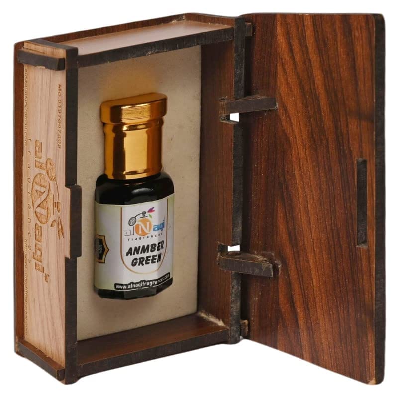 alNaqi ANMBER GREEN attar -6ml | For Men And Women | Pack Of 1 | Original & 24 Hours Long Lasting Fragrance | Most Wanted Arabian Aroma | (unisex) |