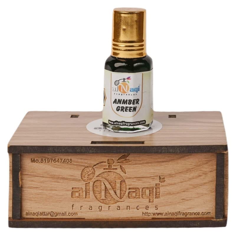 alNaqi ANMBER GREEN attar -6ml | For Men And Women | Pack Of 1 | Original & 24 Hours Long Lasting Fragrance | Most Wanted Arabian Aroma | (unisex) |