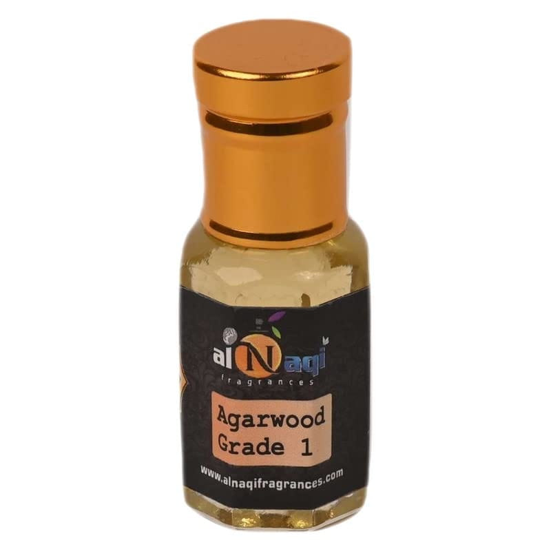 alNaqi AGARWOOD GRADE 1 attar -6ml| For Men And Women | Pack Of 1 | Original & 24 Hours Long Lasting Fragrance | Most Wanted Arabian Aroma | (unisex) |