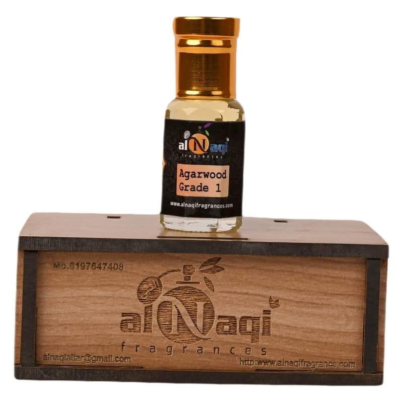 alNaqi AGARWOOD GRADE 1 attar -6ml| For Men And Women | Pack Of 1 | Original & 24 Hours Long Lasting Fragrance | Most Wanted Arabian Aroma | (unisex) |