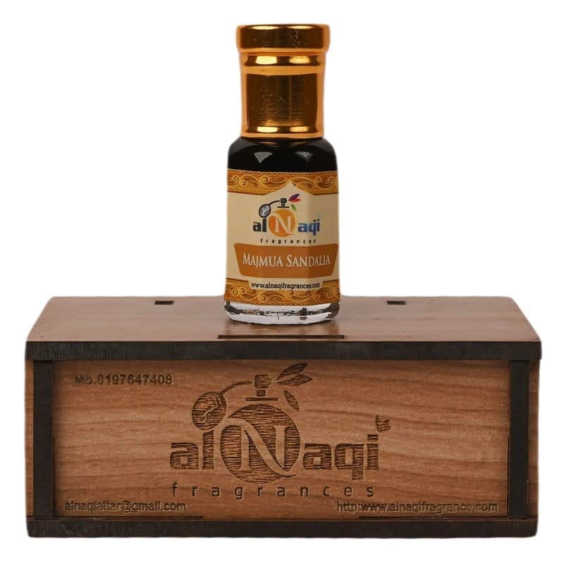 alNaqi MAJMUA SANDALLA attar-6ml | For Men And Women | Pack Of 1 | Original & 24 Hours Long Lasting Fragrance | Most Wanted Arabian Aroma | (unisex)