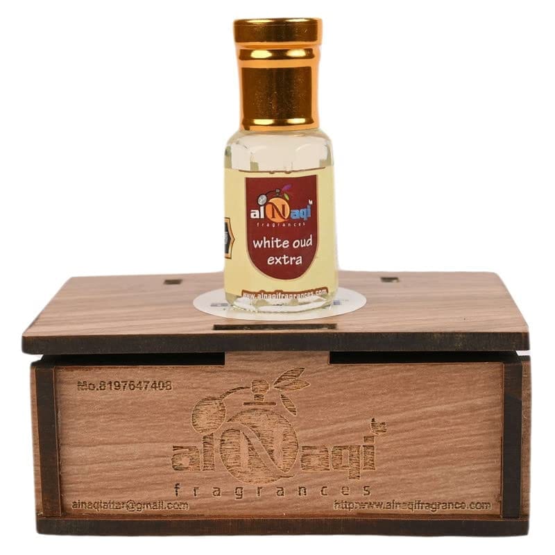 alNaqi WHITE OUD EXTRA attar-6ml| For Men And Women | Pack Of 1 | Original & 24 Hours Long Lasting Fragrance | Most Wanted Arabian Aroma | (unisex) |