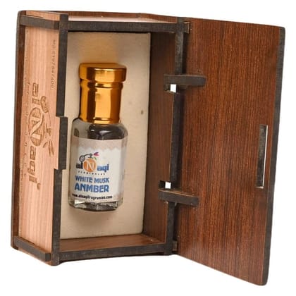 alNaqi WHITE MUSK ANMBER Attar-6ml | For Men And Women | Pack Of 1 | Original & 24 Hours Long Lasting Fragrance | Most Wanted Arabian Aroma | (unisex) |
