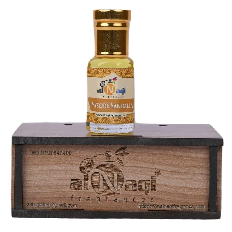 alNaqi MYSORE SANDALLA attar-6ml| For Men And Women | Pack Of 1 | Original & 24 Hours Long Lasting Fragrance | Most Wanted Arabian Aroma | (unisex) |