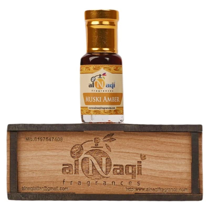 alNaqiMUSKI AMBER attar -6ml| For Men And Women | Pack Of 1 | Original & 24 Hours Long Lasting Fragrance | Most Wanted Arabian Aroma | (unisex) |