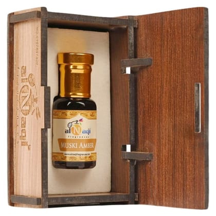 alNaqiMUSKI AMBER attar -6ml| For Men And Women | Pack Of 1 | Original & 24 Hours Long Lasting Fragrance | Most Wanted Arabian Aroma | (unisex) |