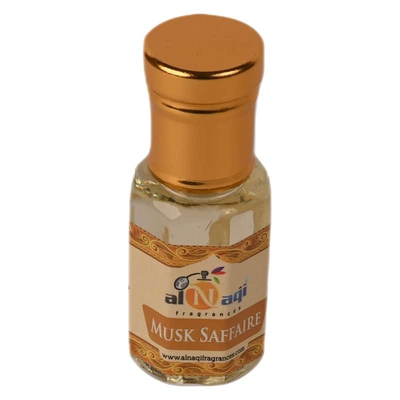 alNaqi MUSK SAFFIRE attar-6ml | For Men And Women | Pack Of 1 | Original & 24 Hours Long Lasting Fragrance | Most Wanted Arabian Aroma | (unisex) |