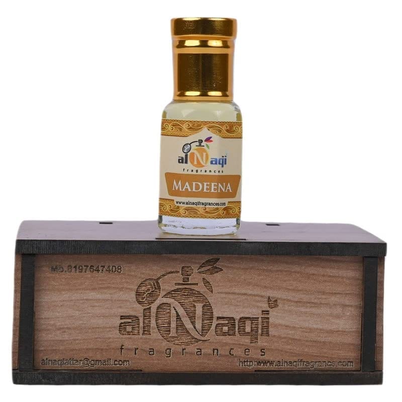 alNaqi MADEENA attar-6ml| For Men And Women | Pack Of 1 | Original & 24 Hours Long Lasting Fragrance | Most Wanted Arabian Aroma | (unisex) |