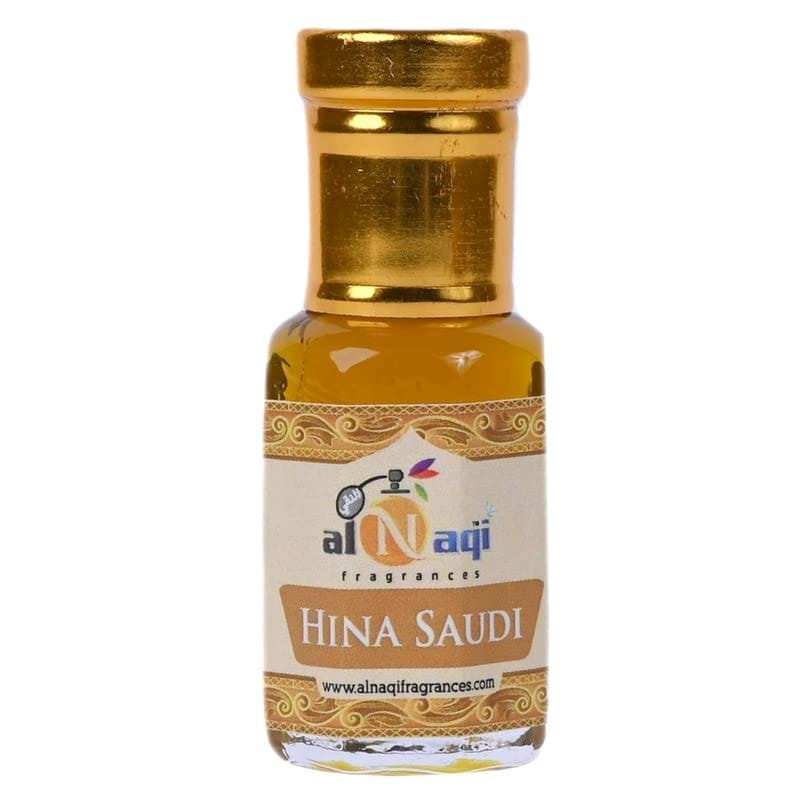 alNaqi HINA SAUDI attar-6ml| For Men And Women | Pack Of 1 | Original & 24 Hours Long Lasting Fragrance | Most Wanted Arabian Aroma | (unisex) |