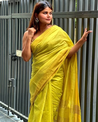 Silkmark Certified Moonga Tussar Silk Himalaya Green Saree with Running Blouse Handcrafted-4242 Silkmark Certified Moonga Tussar Silk Himalaya Green Saree with Running Blouse Handcrafted-4242