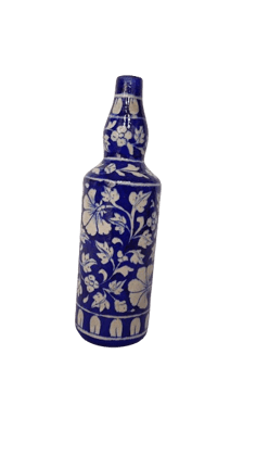 Jaipur Blue Pottery Oil Bottle