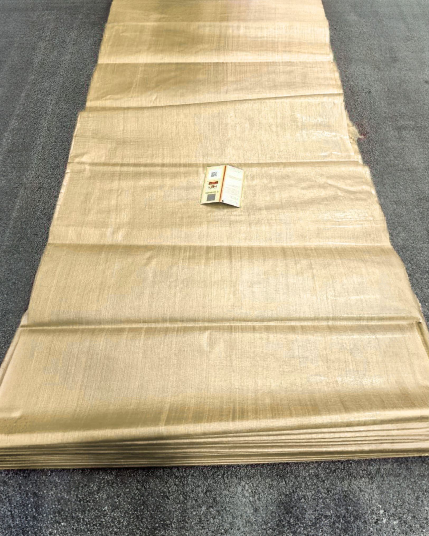 Silkmark Certified Pure Tussar Silk Fabric Sandy Beige Color-6382