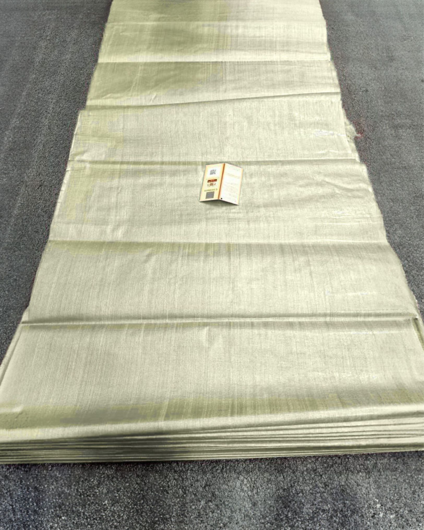 Silkmark Certified Pure Tussar Silk Fabric Beige Color-4884
