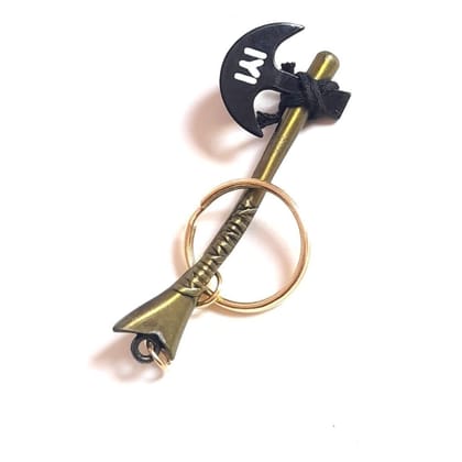 Vasudevay Sales and Services Axe Storm Breaker Keychain based on Ertugrul Ghazi Keychain ( Colour May Vary )