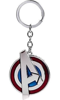 VSS Key Era Avengers A Logo Metal Keychain/Keyring (Multicolour)